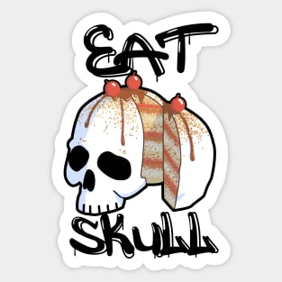 Eat Skull Sticker